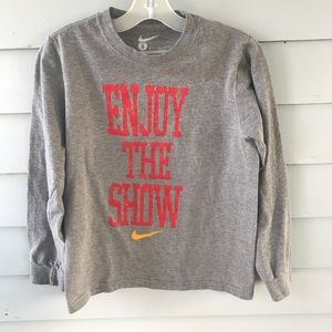 Nike Y S long sleeve Enjoy The Show T shirt